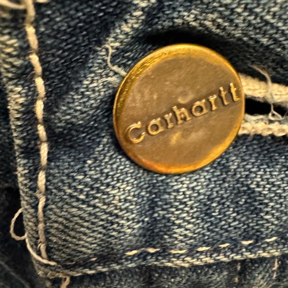 Carhartt Vintage Carpenter Denim Jeans Men's 38x32 Dungaree Fit Workwear B13 DST - Picture 8 of 12